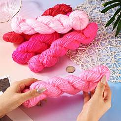 5 моток пряжи из акрилового волокна 5 цветов розового цвета&nbsp;OCOR-TA0003-18B