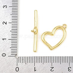 Застежки-кнопки в форме сердца из латуни&nbsp;KK-G548-43G-01