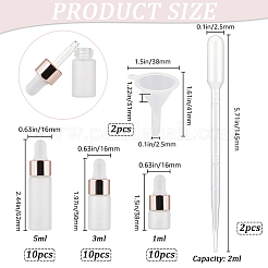 Пустые стеклянные флаконы-капельницы&nbsp;AJEW-GF0009-80B