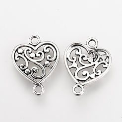 Соединители из сплава в тибетском стиле&nbsp;X-TIBE-Q077-09AS-RS