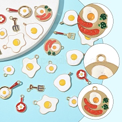 24шт 8 стиля сплава эмалевые подвески&nbsp;ENAM-FS0002-78