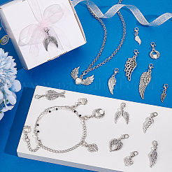 38 шт. 19 стильных подвесных украшений в виде крыльев из сплава&nbsp;PALLOY-PH01908