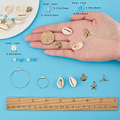 Наборы для самостоятельного изготовления сережек в пляжной тематике&nbsp;DIY-SC0013-78G