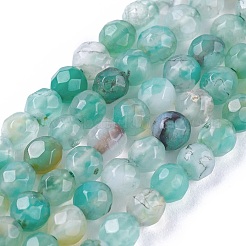 Природные Агат бисера нити&nbsp;G-G882-4mm-A01-4