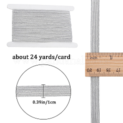 24 ярд плоского эластичного шнура/ленты&nbsp;EC-GF0001-34A