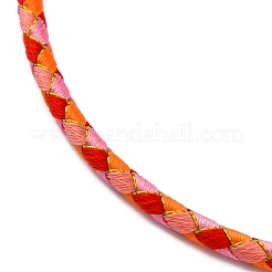 Регулируемые браслеты из полиэфирного шнура&nbsp;BJEW-Z085-01G-12