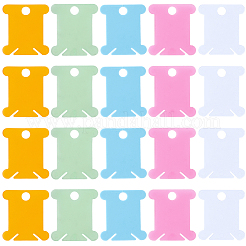 200 шт. 5-х цветные ПВХ-пластиковые доски для намотки нитей&nbsp;TOOL-SC0001-82