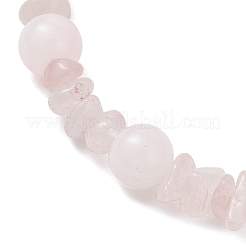 Браслеты из круглого эластичного стекла с имитацией нефрита&nbsp;BJEW-JB12158-01