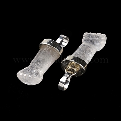 Природного кварца хрустальных подвесок&nbsp;G-K322-01B-P-01