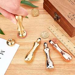 Ручка штампа латунная восковая печать&nbsp;AJEW-K027-02G