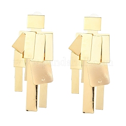 Серьги-гвоздики с кисточками из сплава для женщин&nbsp;EJEW-L298-01G