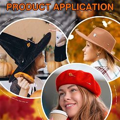 12 шт. брошь из латуни на тему Хэллоуина&nbsp;JEWB-BC00010