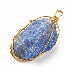 Кулоны из необработанных природных драгоценных камней&nbsp;PALLOY-JF01451