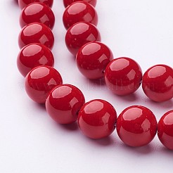 Естественно Mashan нефрита круглые бусины нити&nbsp;X-G-D263-12mm-XS31