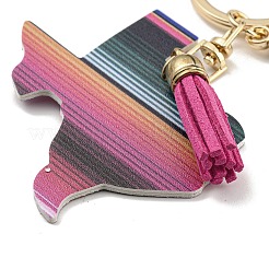 Брелок из искусственной кожи&nbsp;KEYC-C007-02A-G