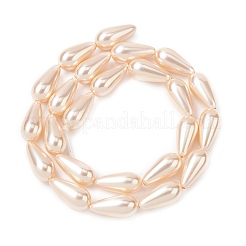 Нити бусин из гальванизированного непрозрачного стекла&nbsp;EGLA-H113-09A-02