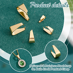 5 стиль 304 нержавеющая сталь защелкивающиеся дужки&nbsp;STAS-PH0006-16G