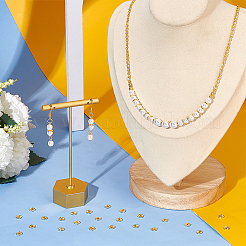 50 шт. Латунные бусины&nbsp;KK-BC0013-25C