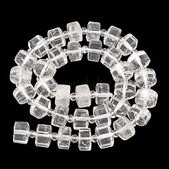 Природных кристаллов кварца бисер нитей&nbsp;G-G453-G03-7x12mm