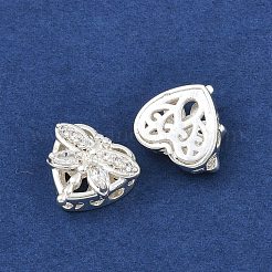 Многожильные звенья из латуни с паве из кубического циркония&nbsp;ZIRC-F145-04S-01