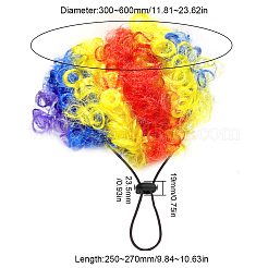 Нейлоновый парик для косплея для собак AJEW-WH0020-43
