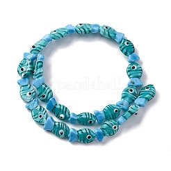 Бусы лэмпворк ручной работы&nbsp;LAMP-G154-07J