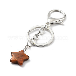 Брелок из натурального тигрового глаза&nbsp;KEYC-M022-02C