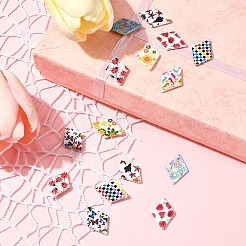 16 шт. подвески из натуральных пресноводных ракушек 8 цветов&nbsp;BSHE-FS0001-07