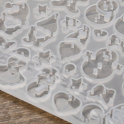 Рождественские темы силиконовые Молды для подвесок своими руками&nbsp;LS-SIMO-L002-02B