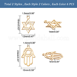 24 шт. 4 подвески из нержавеющей стали 201&nbsp;STAS-DC0008-60