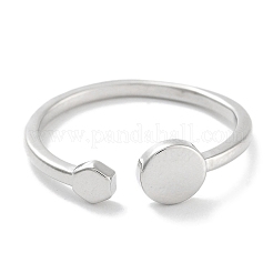 Стойка покрытие латунь открытые манжеты кольца компоненты&nbsp;KK-Z071-33P