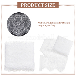 3 ярд полиэфирных кружевных лент для ресниц&nbsp;OCOR-WH0090-008