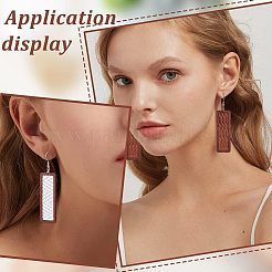 Набор для самостоятельного изготовления прямоугольных висячих сережек&nbsp;DIY-OC0009-48