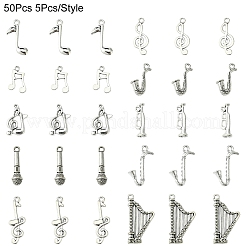 50шт 10 стиля подвески из цинкового сплава в тибетском стиле&nbsp;FIND-YW0005-12