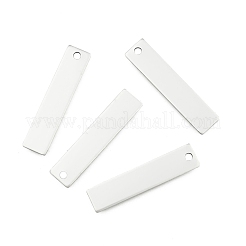 Устойчивые к потускнению 201 нержавеющая сталь прямоугольные штампованные пустые бирки подвески&nbsp;X-STAS-R064-15B