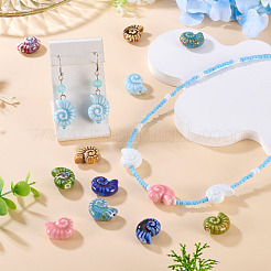 20шт фарфоровые бусины ручной работы&nbsp;PORC-TA0001-27