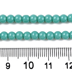 Непрозрачные сплошные цветные стеклянные бусины&nbsp;LS-GLAA-T032-P8mm-12A