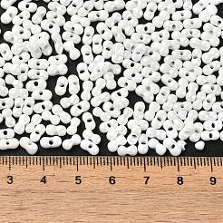 Непрозрачные цвета блестящие стеклянные бусины&nbsp;X1-SEED-B001-01A-12