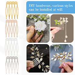 28 шт. 4 цвета железные расчески для волос&nbsp;OHAR-CP0001-31