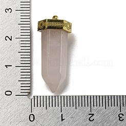 Естественно розового кварца отметил кулоны&nbsp;LS-STAS-K273-03G-01