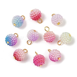 Подвески из непрозрачной смолы градиентного цвета&nbsp;RESI-D016-01