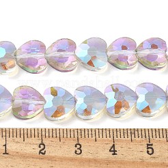 Стеклянные бусины с гальваническим покрытием &nbsp;EGLA-L045-D