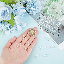 30 шт. латунные серьги с защелкой&nbsp;FIND-BBC0003-20S