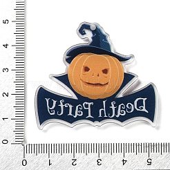 Большие акриловые подвески с двусторонним принтом на тему Хэллоуина&nbsp;OACR-Z023-02A