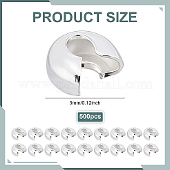 500 шт. крышки для железных бусин&nbsp;IFIN-ME0001-23A