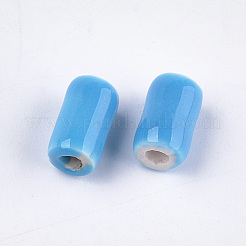 Фарфоровые бусины ручной работы&nbsp;PORC-S498-14B