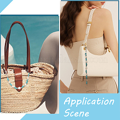 2 шт. 2 стиля подвесные украшения из синтетической бирюзы на тему океана&nbsp;HJEW-SC0002-28A