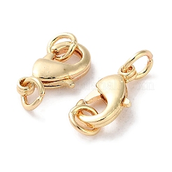 Стойки обшивки латунь когтя омара застежками&nbsp;KK-F090-26LG-01