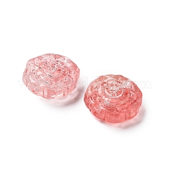 Спрей окрашены прозрачные стеклянные бусины&nbsp;GLAA-D038-01L