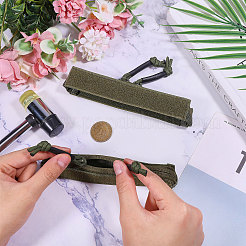 Тактическая жилетная лента-молния из нейлона и пластика&nbsp;DIY-WH0128-60B